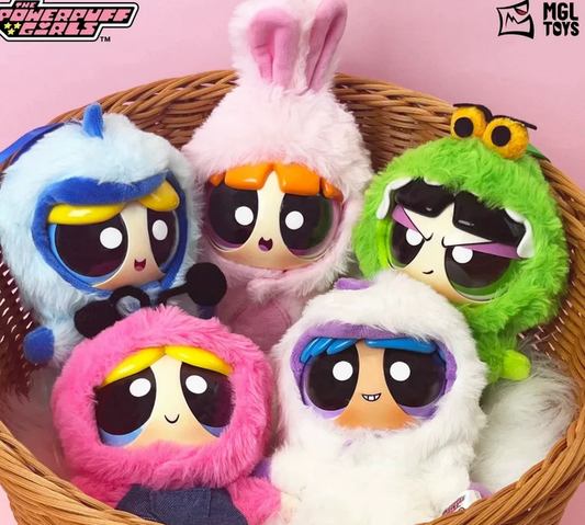 Power puff Girls Fluffy Plush Doll toy doll