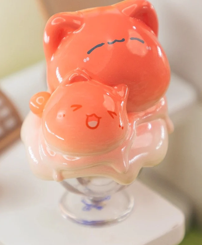 Miao Cream bean,Cat Ice cream bean Toy doll