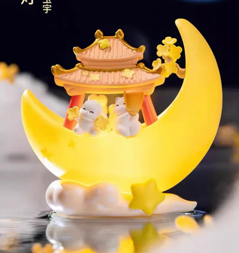 Moon Palace lantern festival night light toy doll