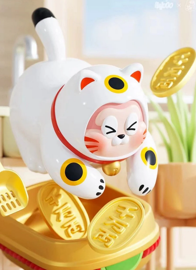 THE SLLO Lucky Cat Manekineko toy doll