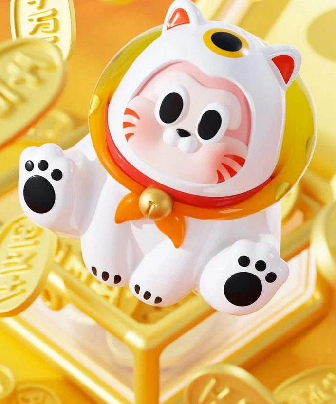 THE SLLO Lucky Cat Manekineko toy doll