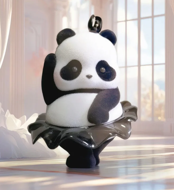 Panda Roll ballet performance toy doll