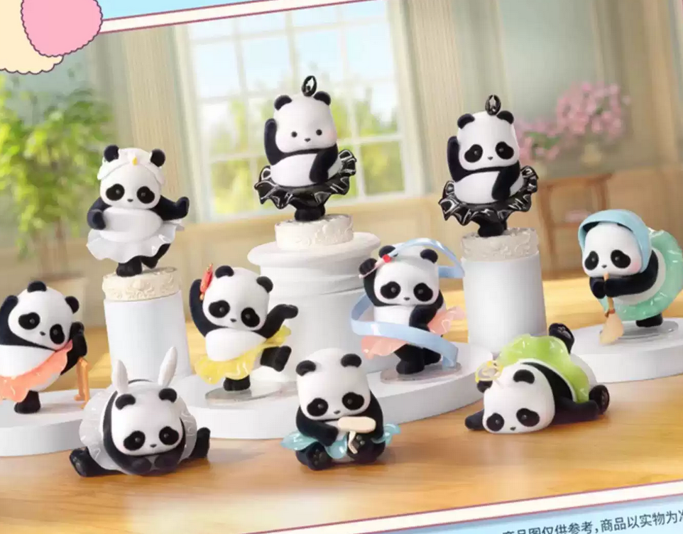 Panda Roll ballet performance toy doll