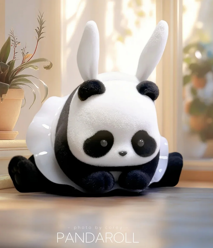 Panda Roll ballet performance toy doll