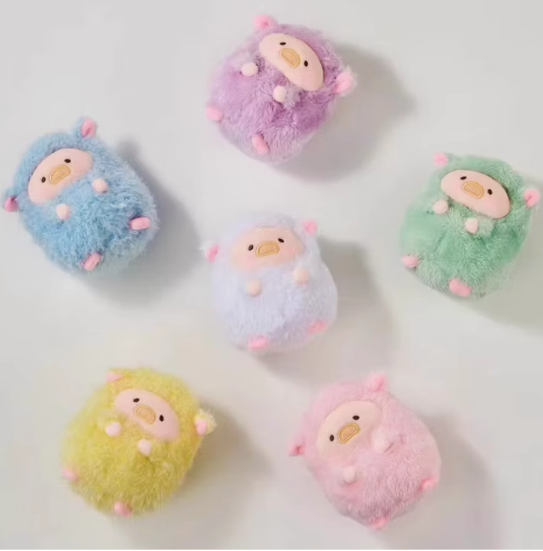 Lulu rainbow sheep plush toy doll