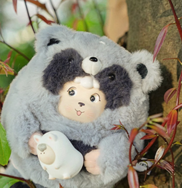 Bonana animals in forest plush toy doll