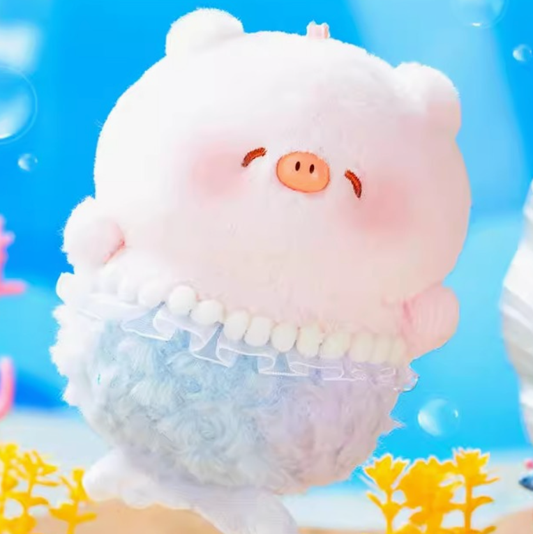 Sweet pig aquarium plush toy doll