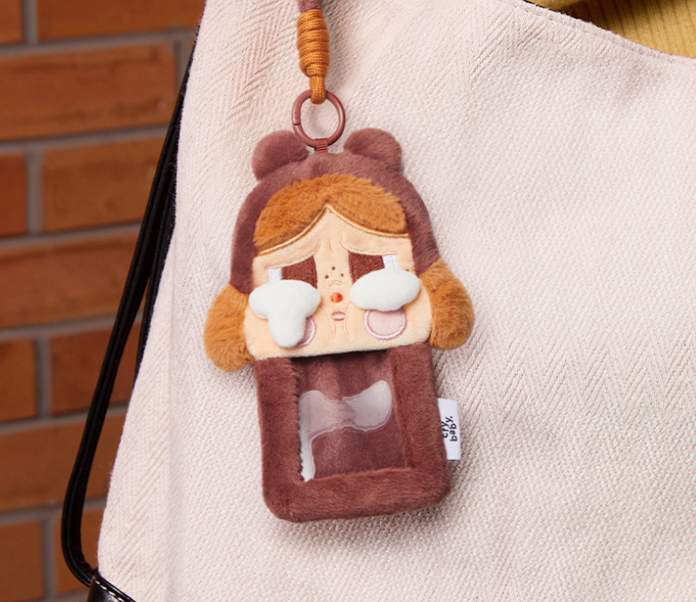 CRYBABY crying again plush card holder toy doll