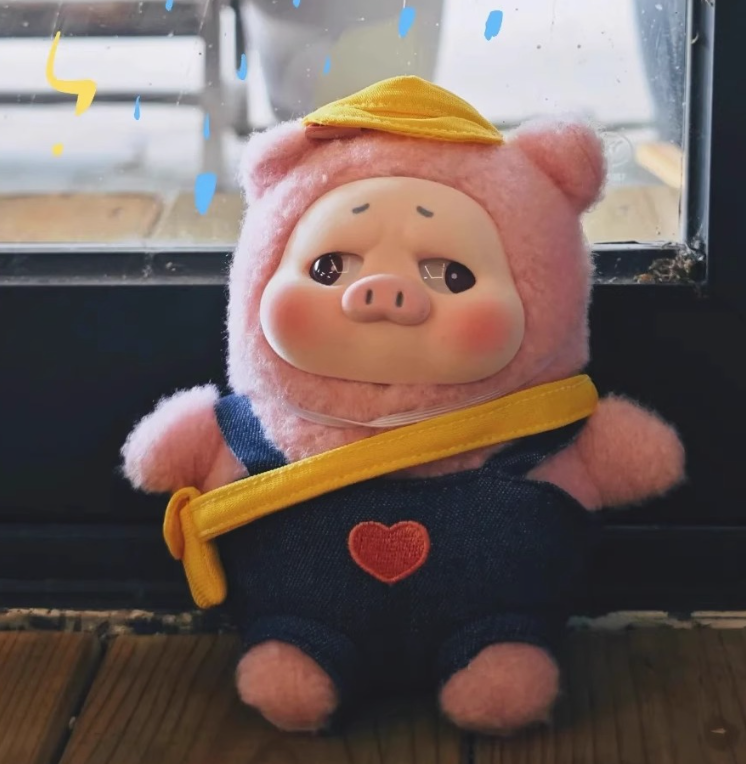 Upset pig plush Toy Doll