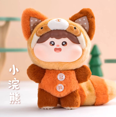 Fluffy meatball series 2 plush toy doll