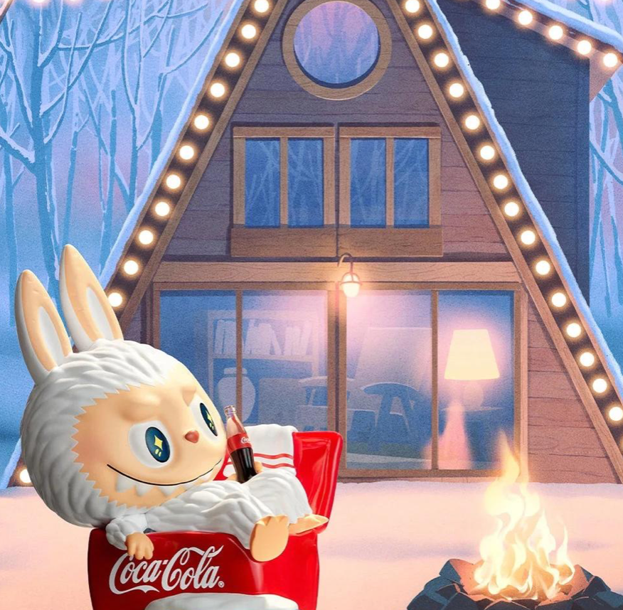 LABUBU THE MONSTERS-COCA COLA toy doll