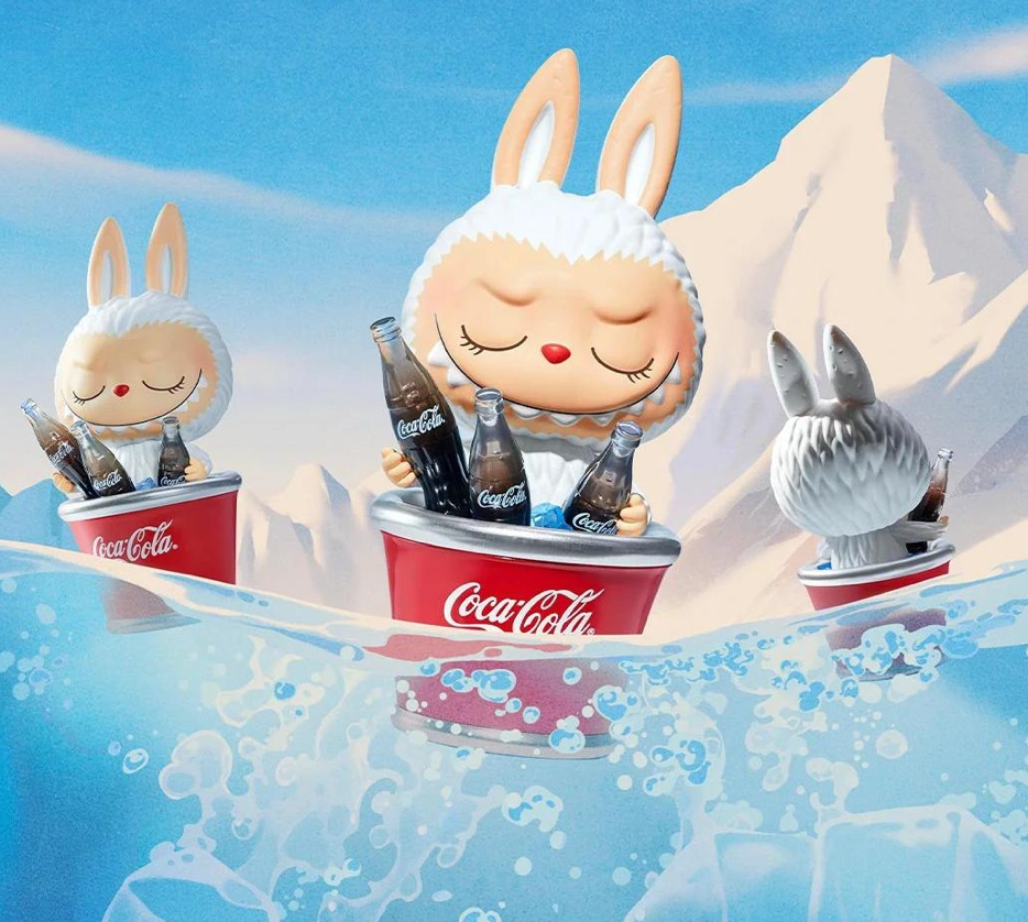 LABUBU THE MONSTERS-COCA COLA toy doll