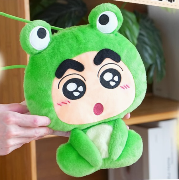 Shin Chan crossbody bag toy doll