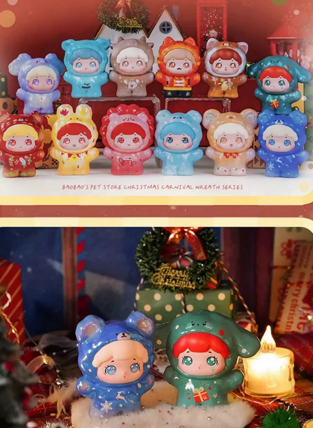 Baobao’s Pet Store Christmas Carnival Plus Size Mini Bean toy doll