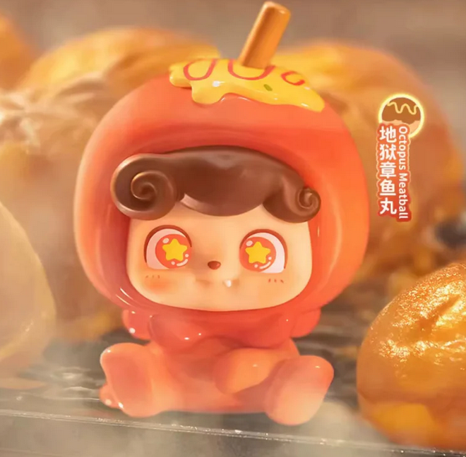 Q Kid Street Snack Mini Bean toy doll
