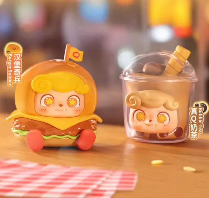Q Kid Street Snack Mini Bean toy doll