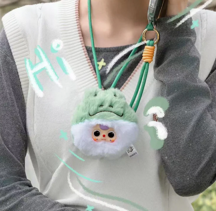 Baby Three Phone Landyard Plush toy doll