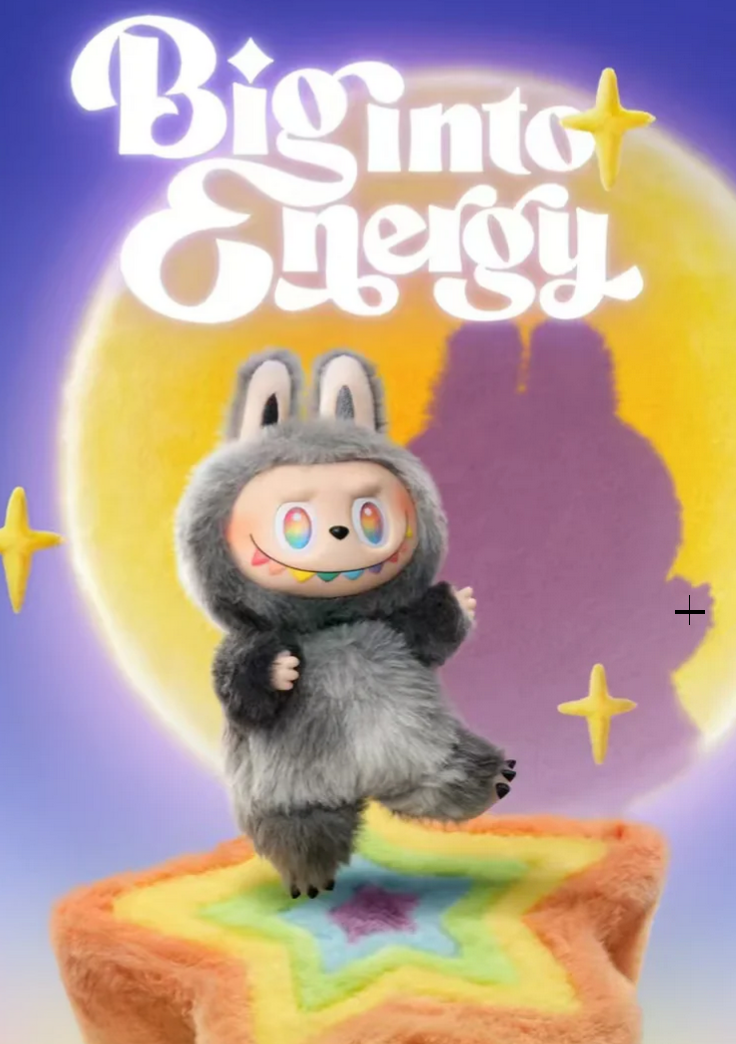 Labubu V3 Big Into Energy Series Plush toy doll