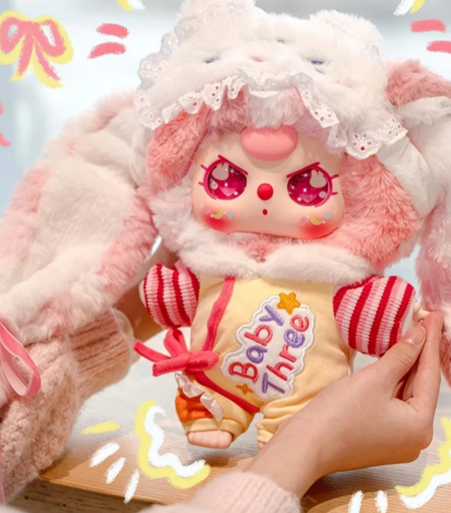 Baby Three 400% Good Night Baby Plush toy doll