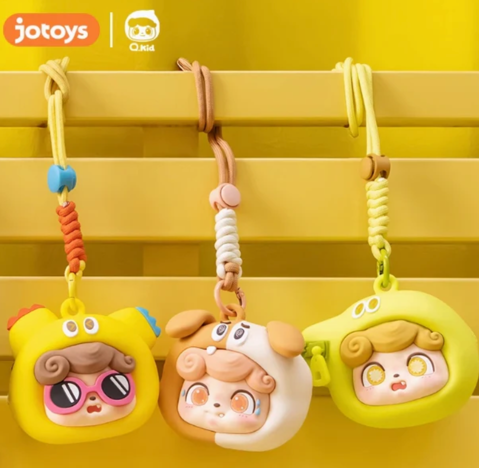 Q Kid Emotional Monsters Earphone Bag toy doll