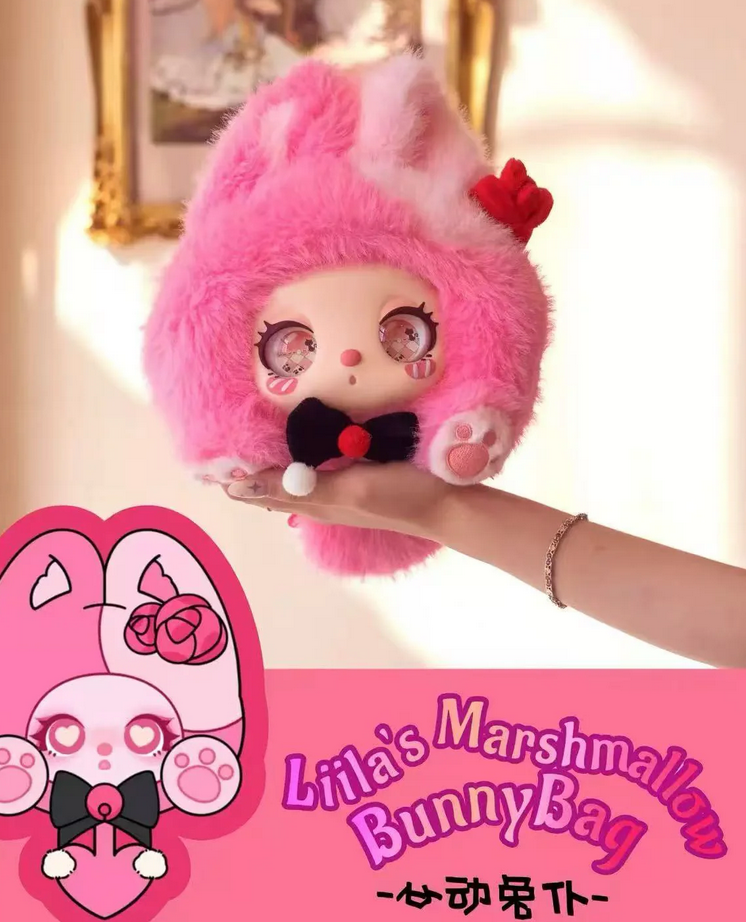 Liila Marshmallow Bunny Bag Plush toy doll