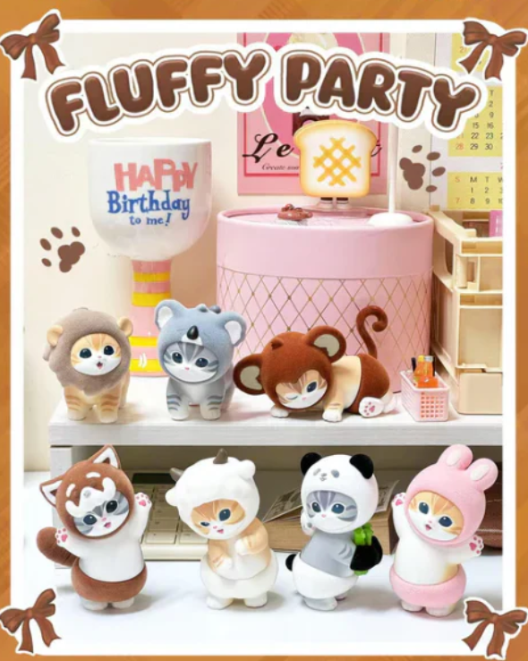 Mofusand Fluffy Party toy doll