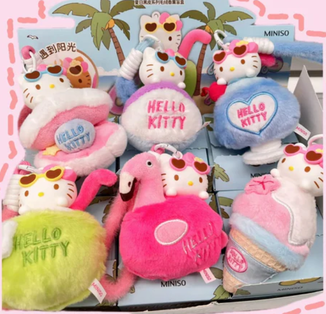 HELLO KITTY Summer Dark-Skinned Series Plush toy doll