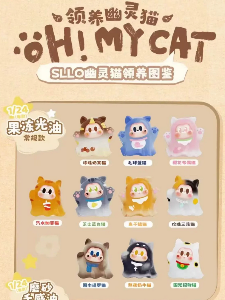 The SLLO OH MY CAT Bean  toy doll