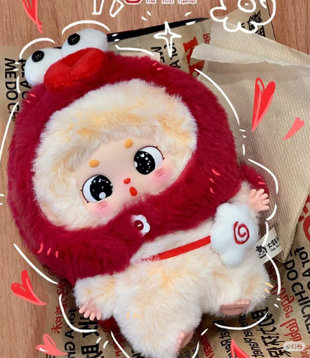 Little Chubby Bean What Should I Eat Today Plush toy doll
