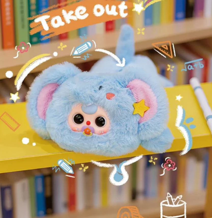 Baby Three Pencil Case Plush toy doll