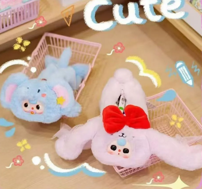 Baby Three Pencil Case Plush toy doll