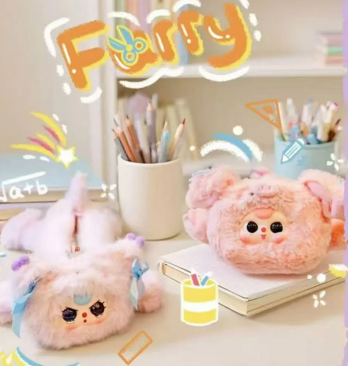 Baby Three Pencil Case Plush toy doll