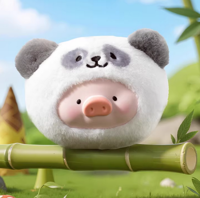 Lulu The Piggy Animal Party Plush Silicone Earphone Bag toy doll