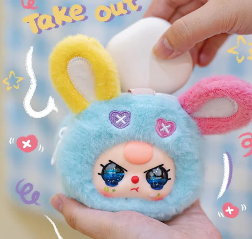 Baby Three Storage Plush Pouches toy doll