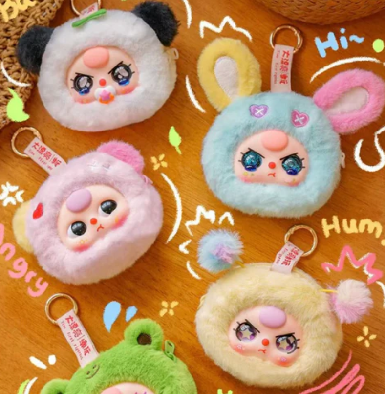 Baby Three Storage Plush Pouches toy doll