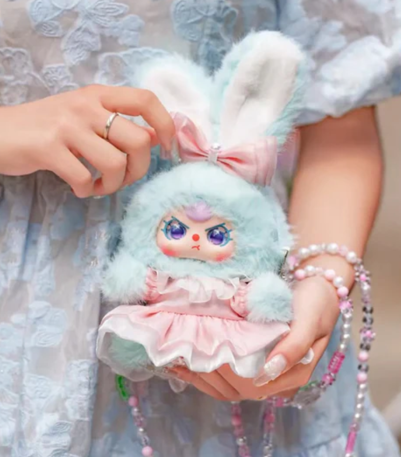 Baby three Macchiato Mini Rabbit Bag toy doll