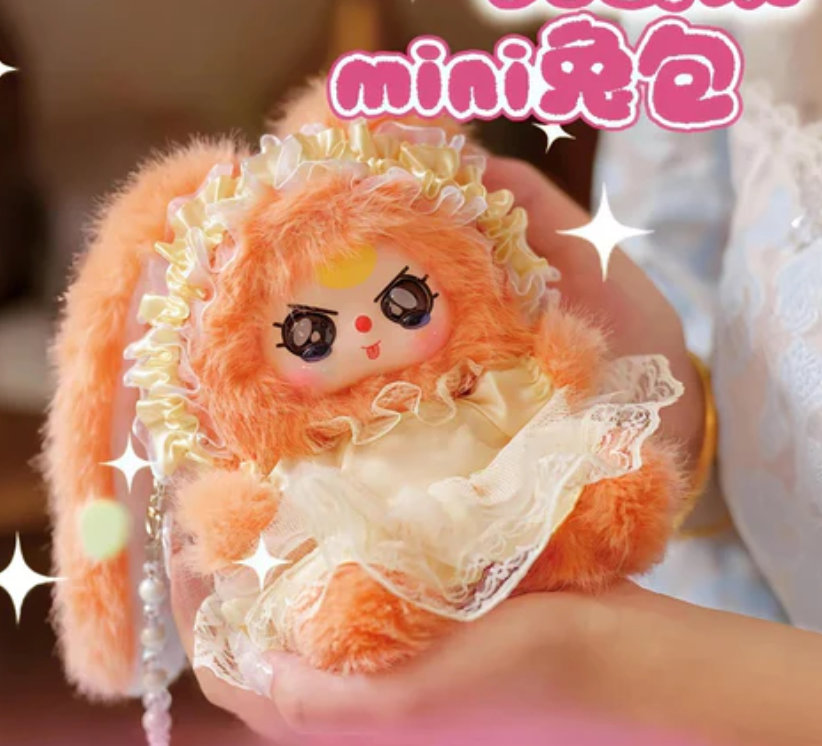 Baby three Macchiato Mini Rabbit Bag toy doll