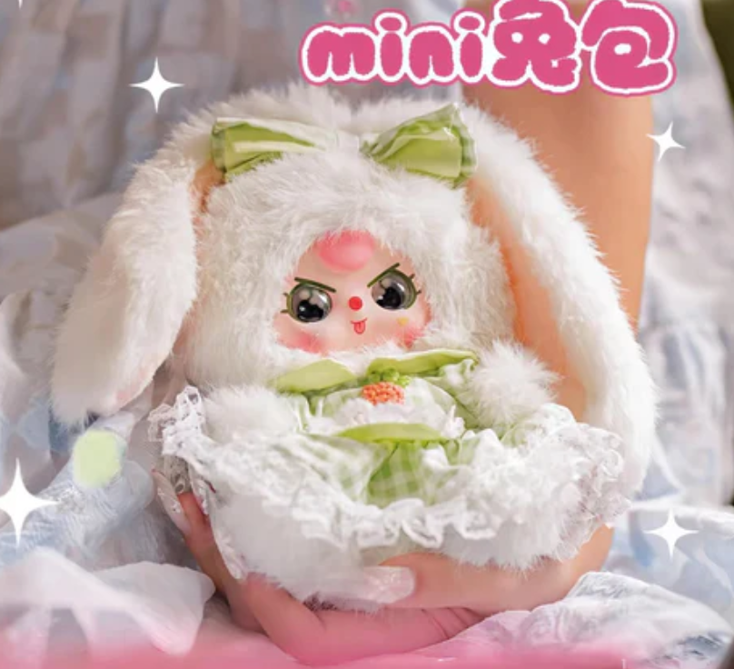 Baby three Macchiato Mini Rabbit Bag toy doll