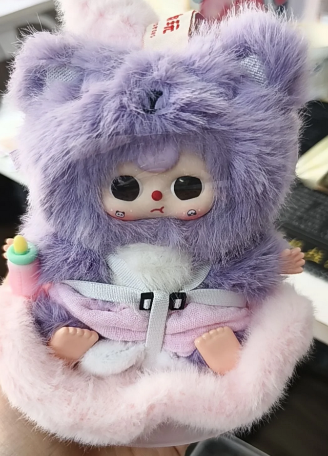 Baby Three Vehicle mounted Baby Plush toy doll