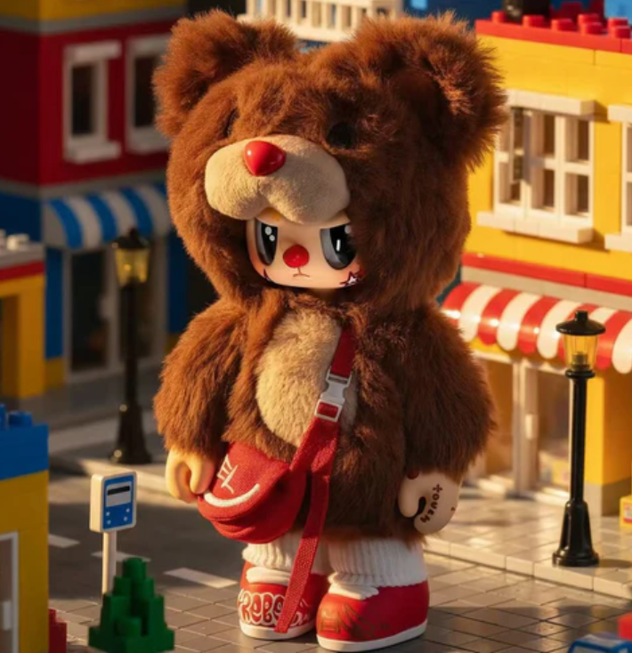 REBEL BEAR Find a Bag Plush toy doll