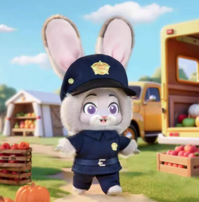 Zootopia Nick & Judy's Growth Journey Plush toy doll