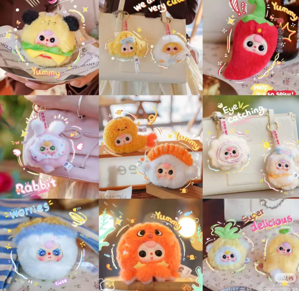 Baby Three Big Bite Plush toy doll