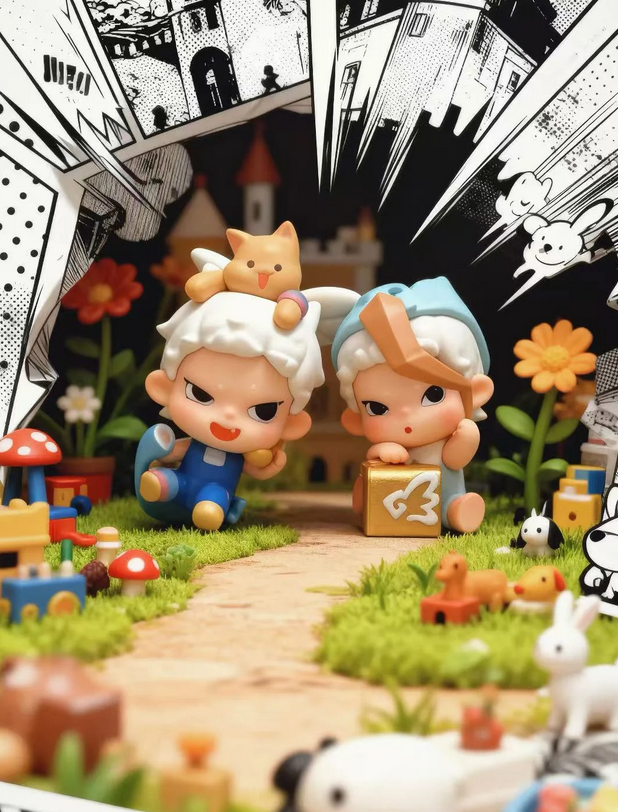 Heyone Timetown Escape Mini Bean toy doll