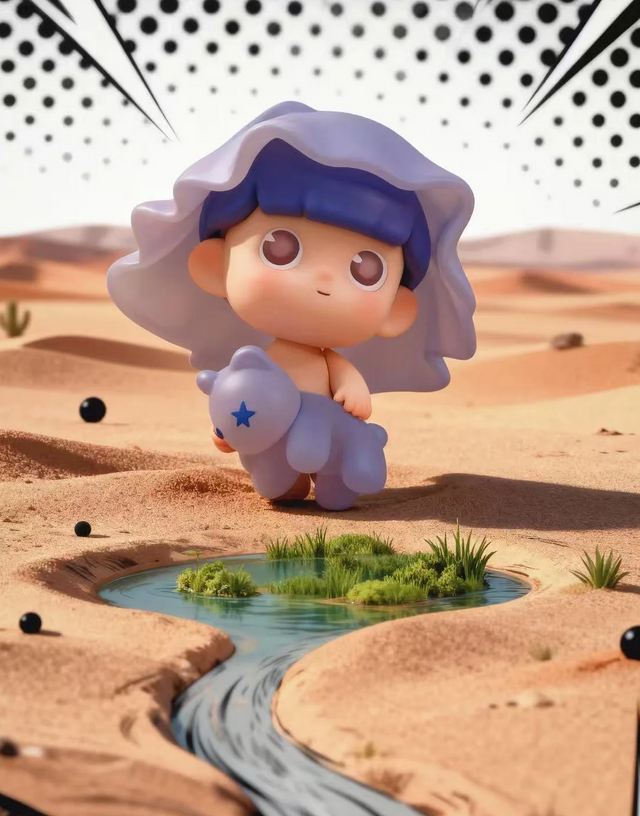 Heyone Timetown Escape Mini Bean toy doll