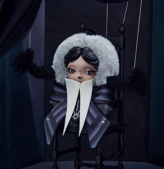 SKULLPANDA × Wednesday Plush  toy doll