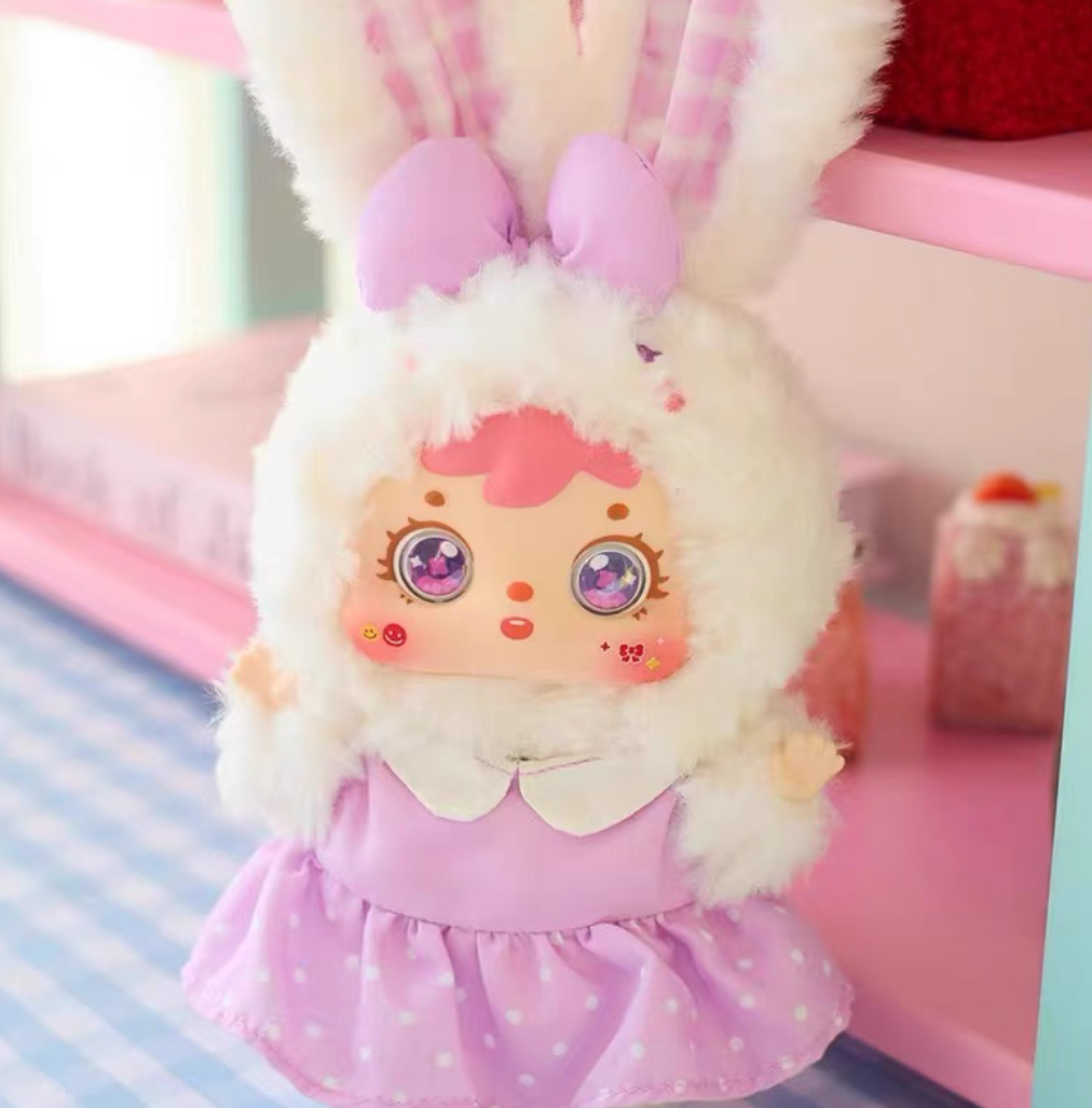 Tyke Three Samuel Rainbow Rabbit Baby Plush toy doll