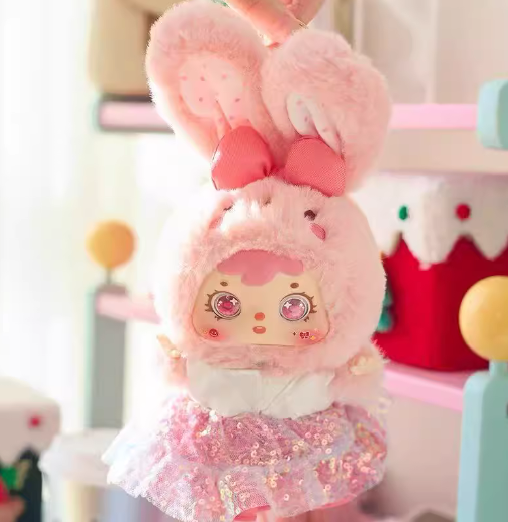 Tyke Three Samuel Rainbow Rabbit Baby Plush toy doll