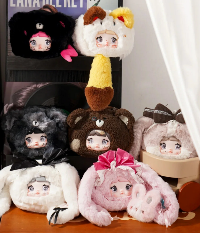 Nommi Cute Fluffy Bag Plush toy doll
