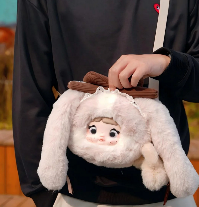 Nommi Cute Fluffy Bag Plush toy doll