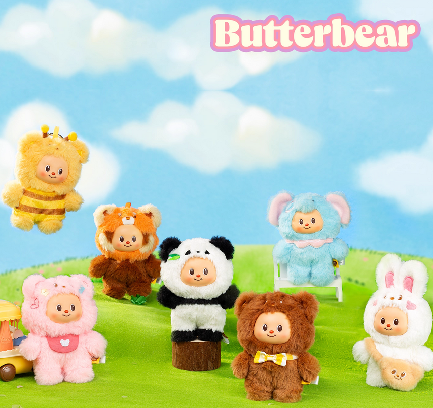 Butterbear Fluffy Cuddles Plush toy doll